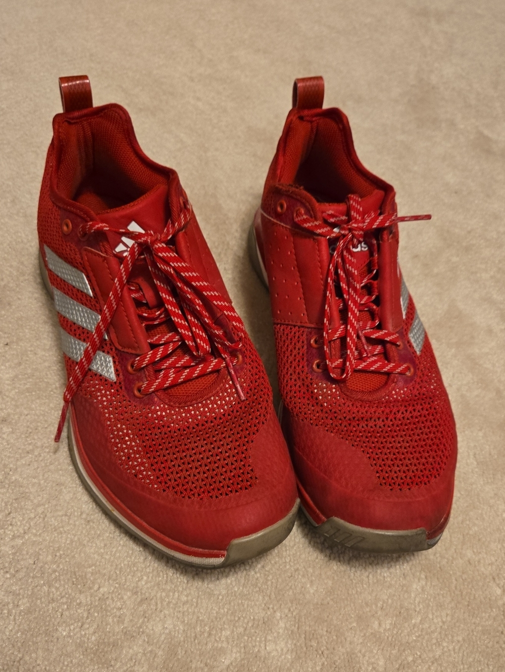 Adidas Red Mens Size 11 Turf Shoes